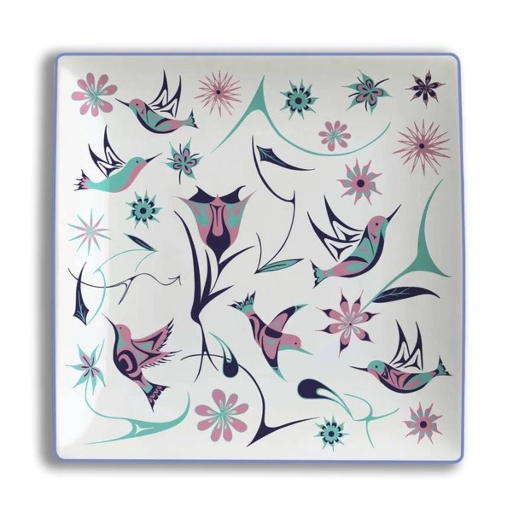 Native Northwest Serving Plate - Hummingbird by Nicole La Rock
