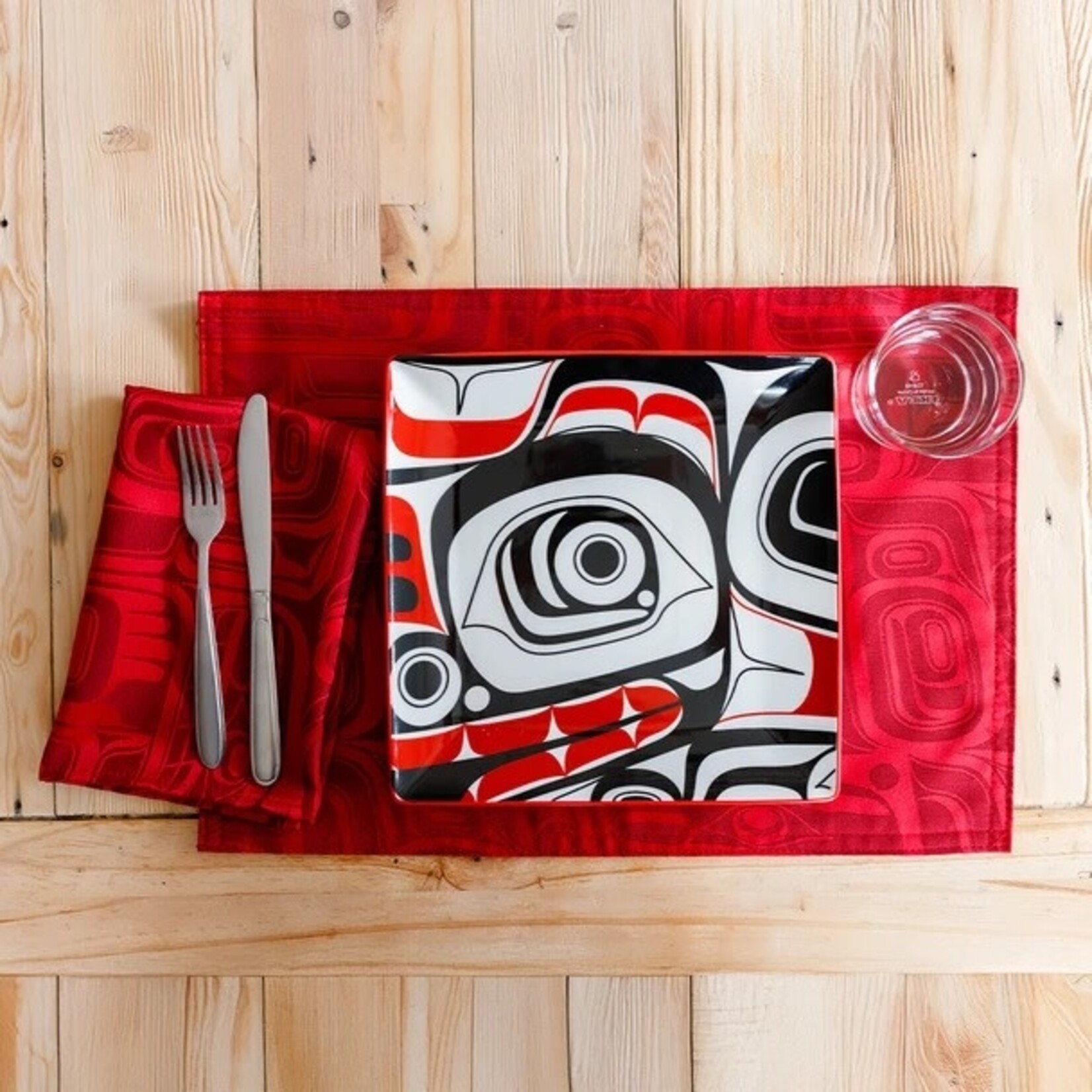 Native Northwest Matriarch Bear Serving Plate by Morgan Asoyuf