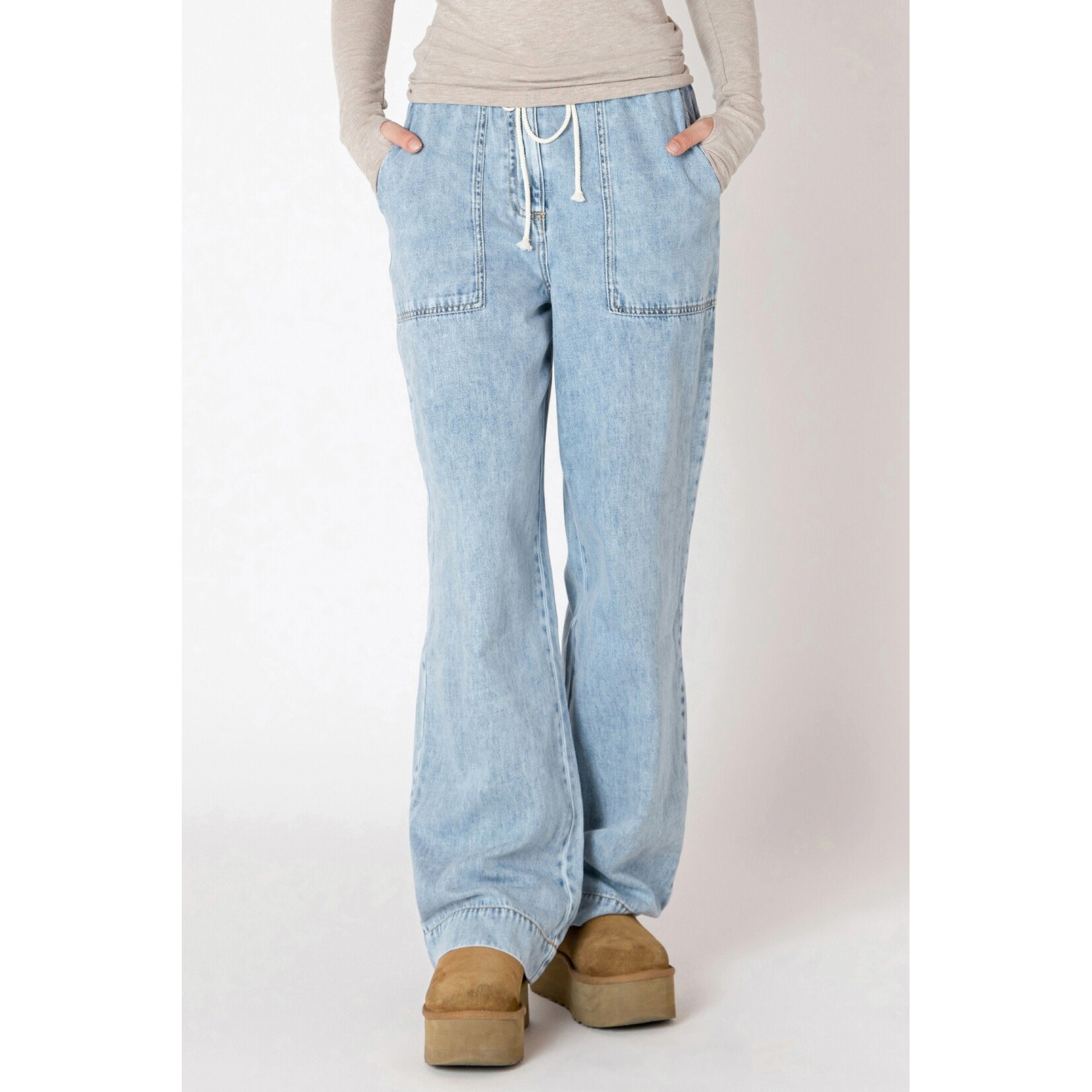 Dex Clothing 2825252 D - Wide Leg Denim Pant