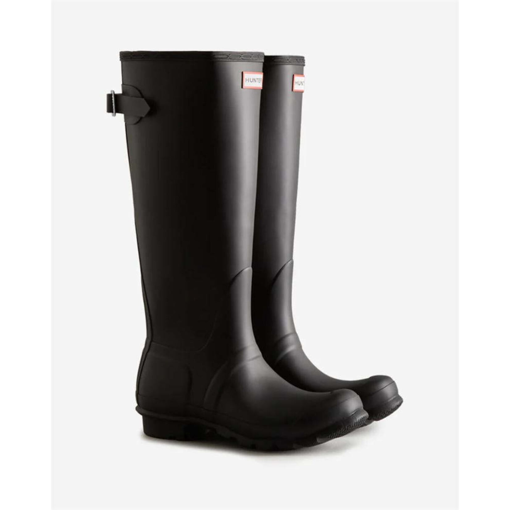Hunter Women's Original Back Adjustable Rainboot - Black