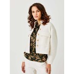 Suzy D London Ingrid Short Fluffy Jacket With Pocket Detail