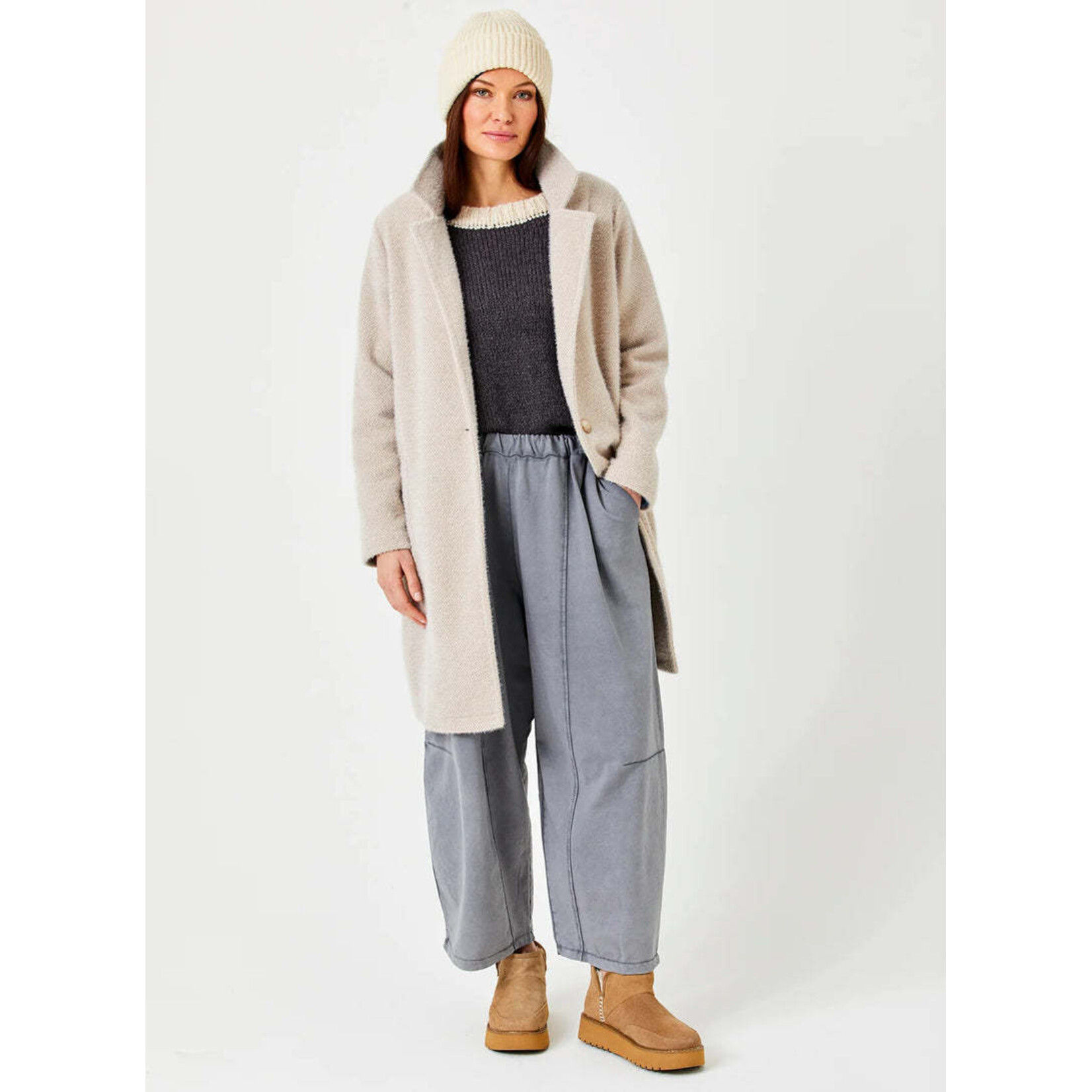 Suzy D London Iris Soft Fluffy Coatigan With Pockets