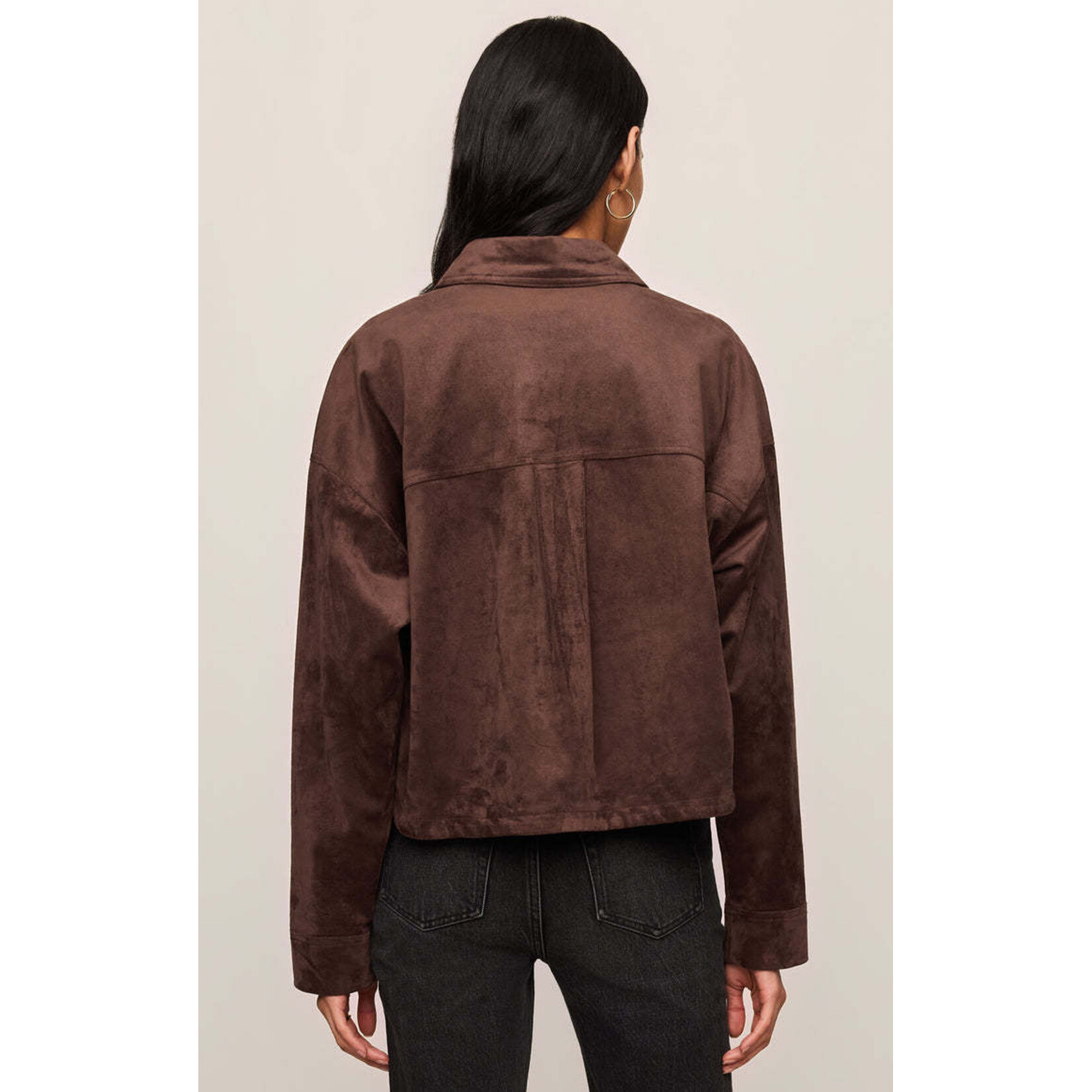 Z Supply ZJ253339 - All Day Cropped Suede Jacket
