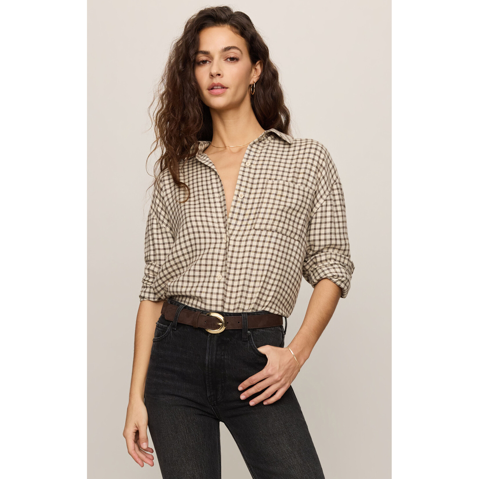 Z Supply ZT253834 - River Plaid Button Up Shirt