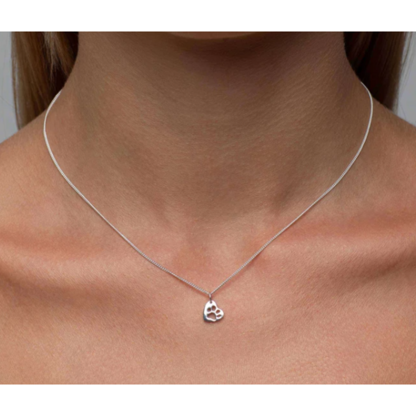 Mimi & Marge Small Bawa Necklace 18" - Sterling Silver