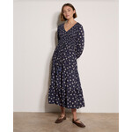 Apricot Clothing Floral Bouquet Tie-Through Midi Dress