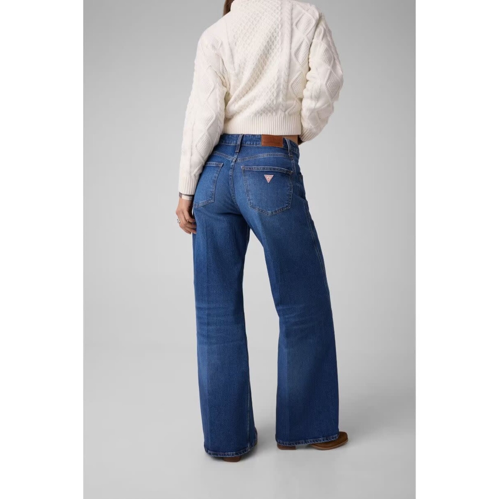 Guess W6BA26D2332 - Exrta Wide Paneled Jeans