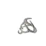 Mimi & Marge Antler Ring - Sterling Silver