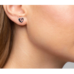 Mimi & Marge Paw Print Stud Earrings - Sterling Silver