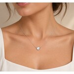 Mimi & Marge Heart Shell Necklace - Sterling Silver