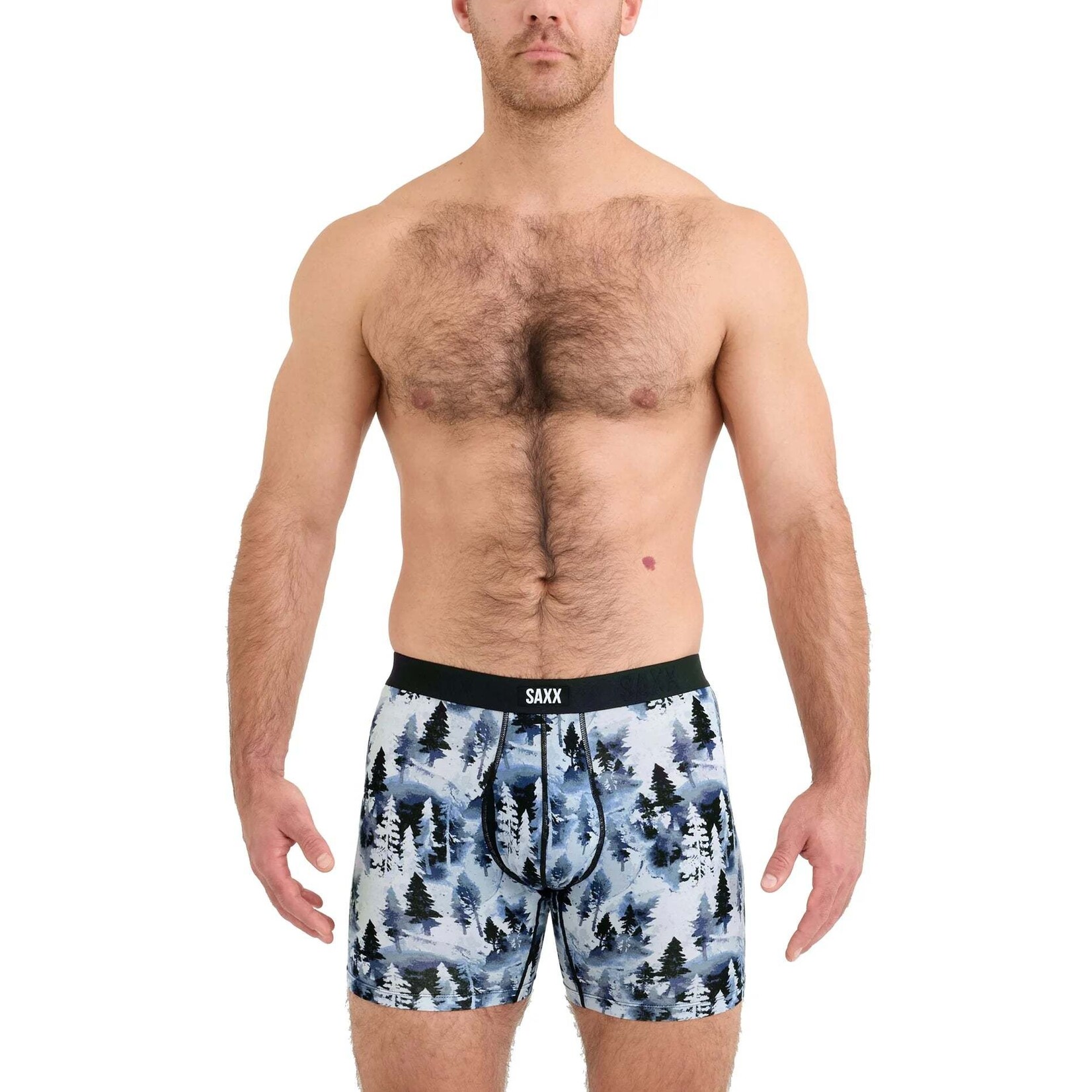 SAXX Underwear Vibe Xtra Soft Comfort Boxer Brief with Fly - Forestland