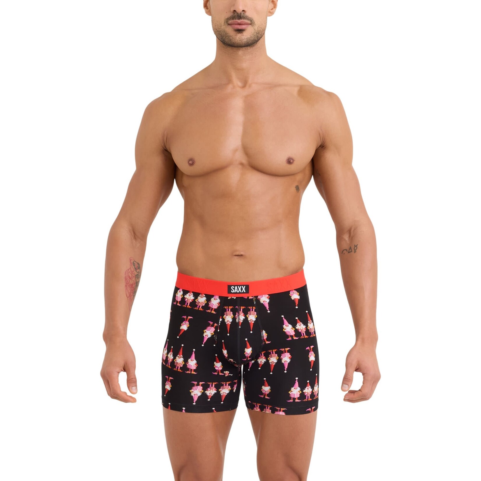 SAXX Underwear Vibe Xtra Soft Comfort Boxer Brief with Fly - Nick in a Box