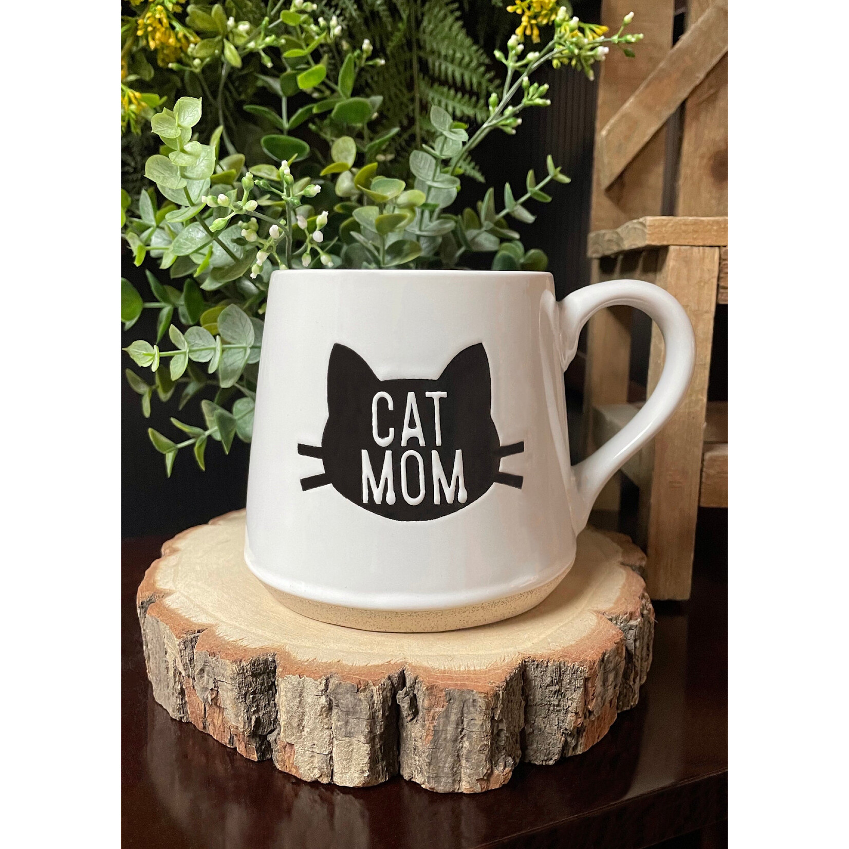 Koppers Home Cat Mom - Wide Bottom  Mug 16 oz