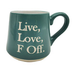 Koppers Home Live Love F Off - Wide Bottom Boxed Mug 16 oz