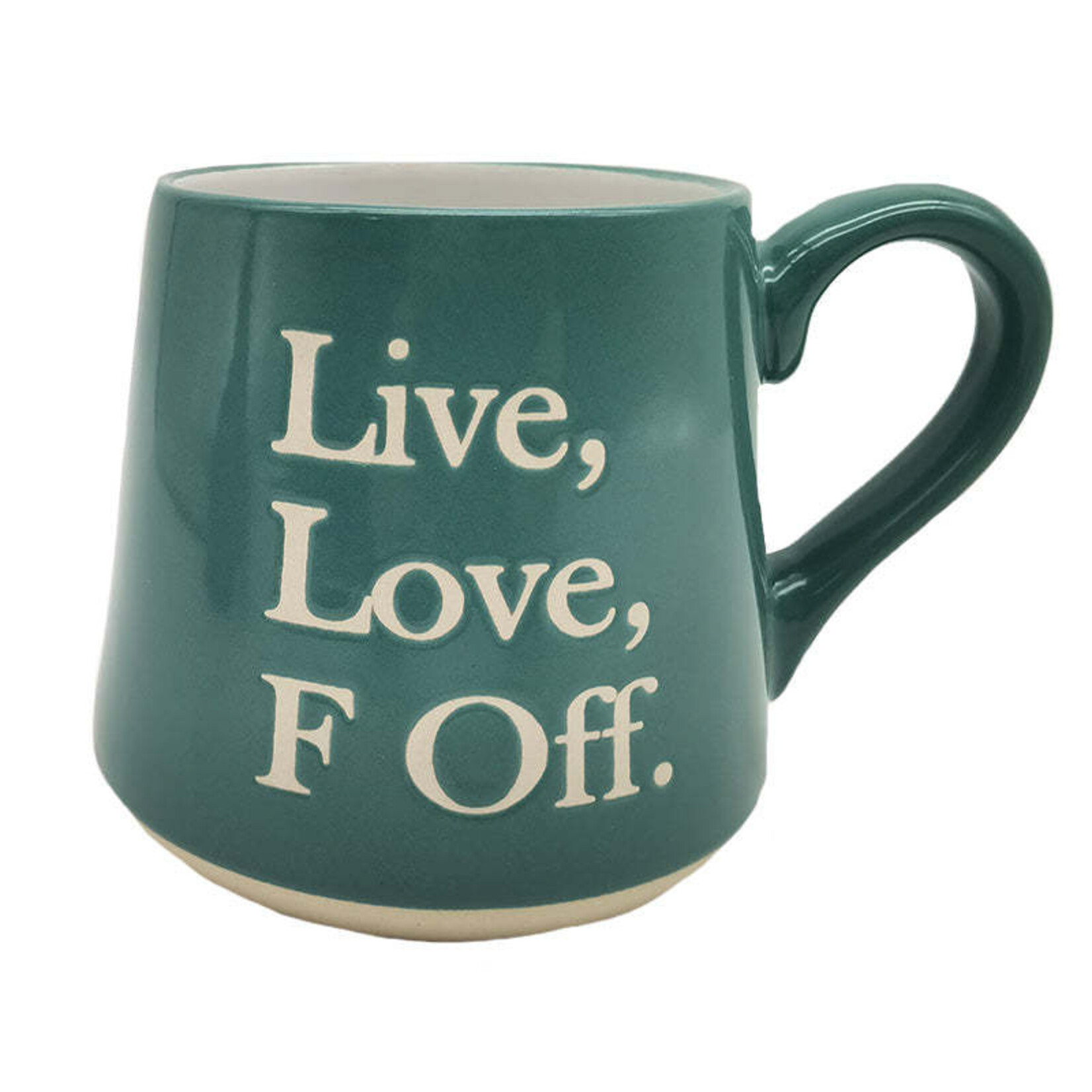Koppers Home Live Love F Off - Wide Bottom Boxed Mug 16 oz