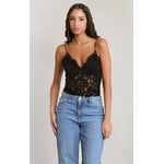 Dex Clothing Lace Embroidered Cami Top