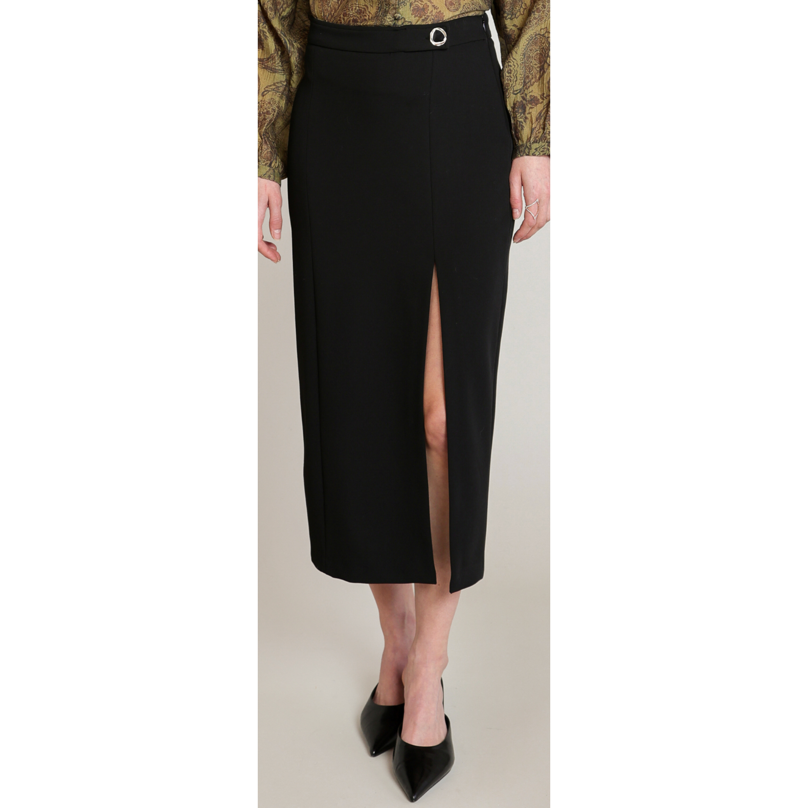 Black Tape 2822213 - Pencil Skirt with Slit
