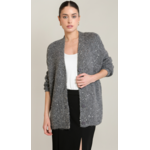 Black Tape Sequin Knit Cardigan