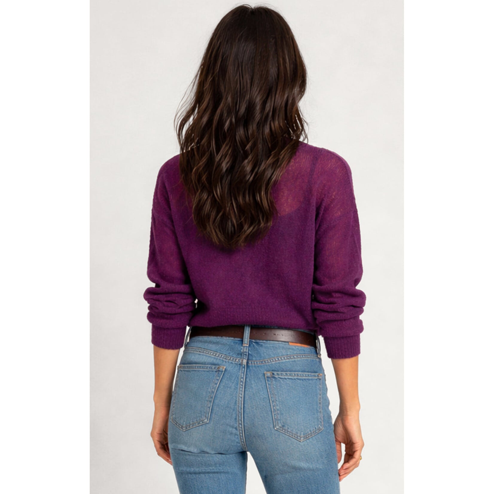 Dex Clothing 2827055 - Sheer Sweater Top