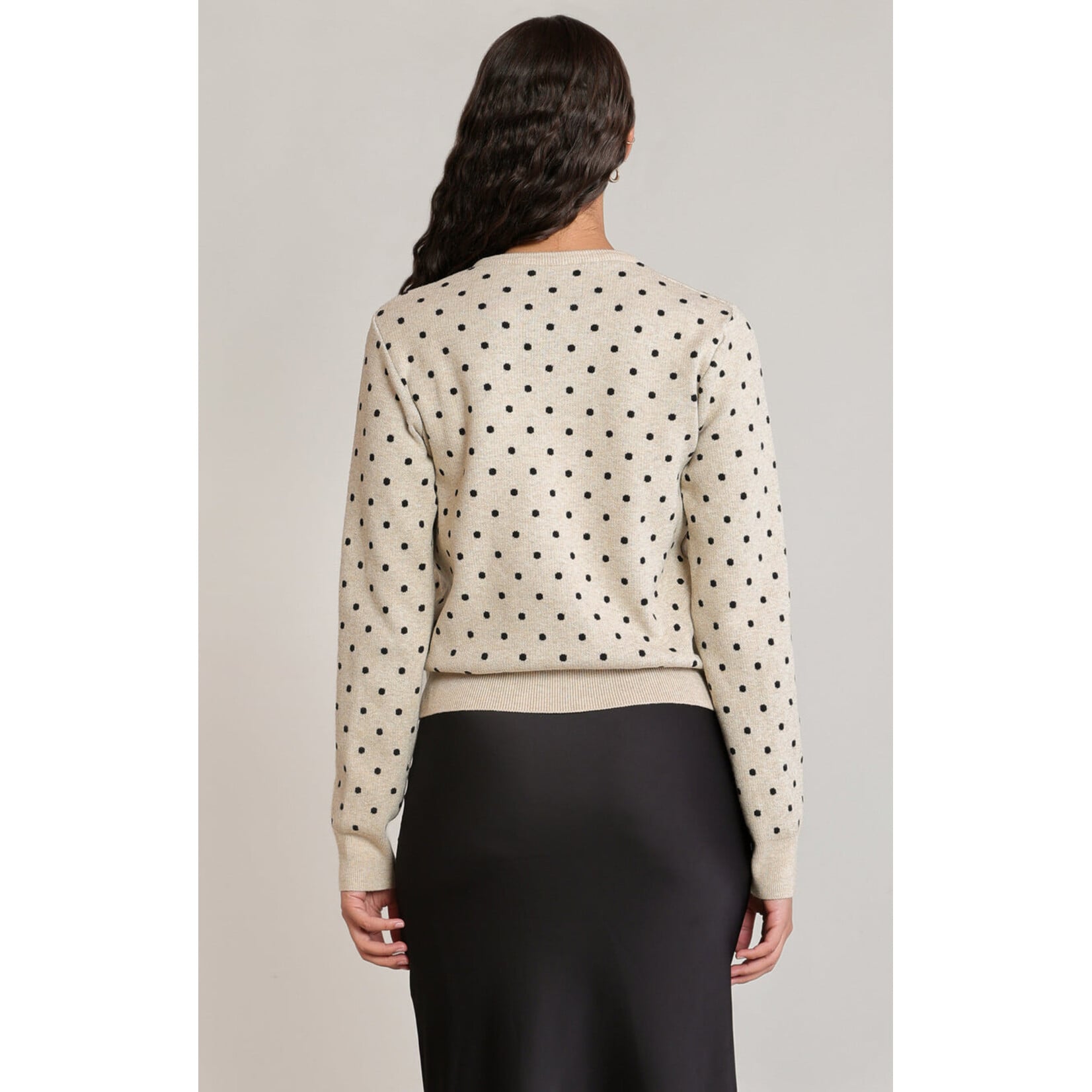 Dex Clothing 2827268 - Polka Dot Cardigan