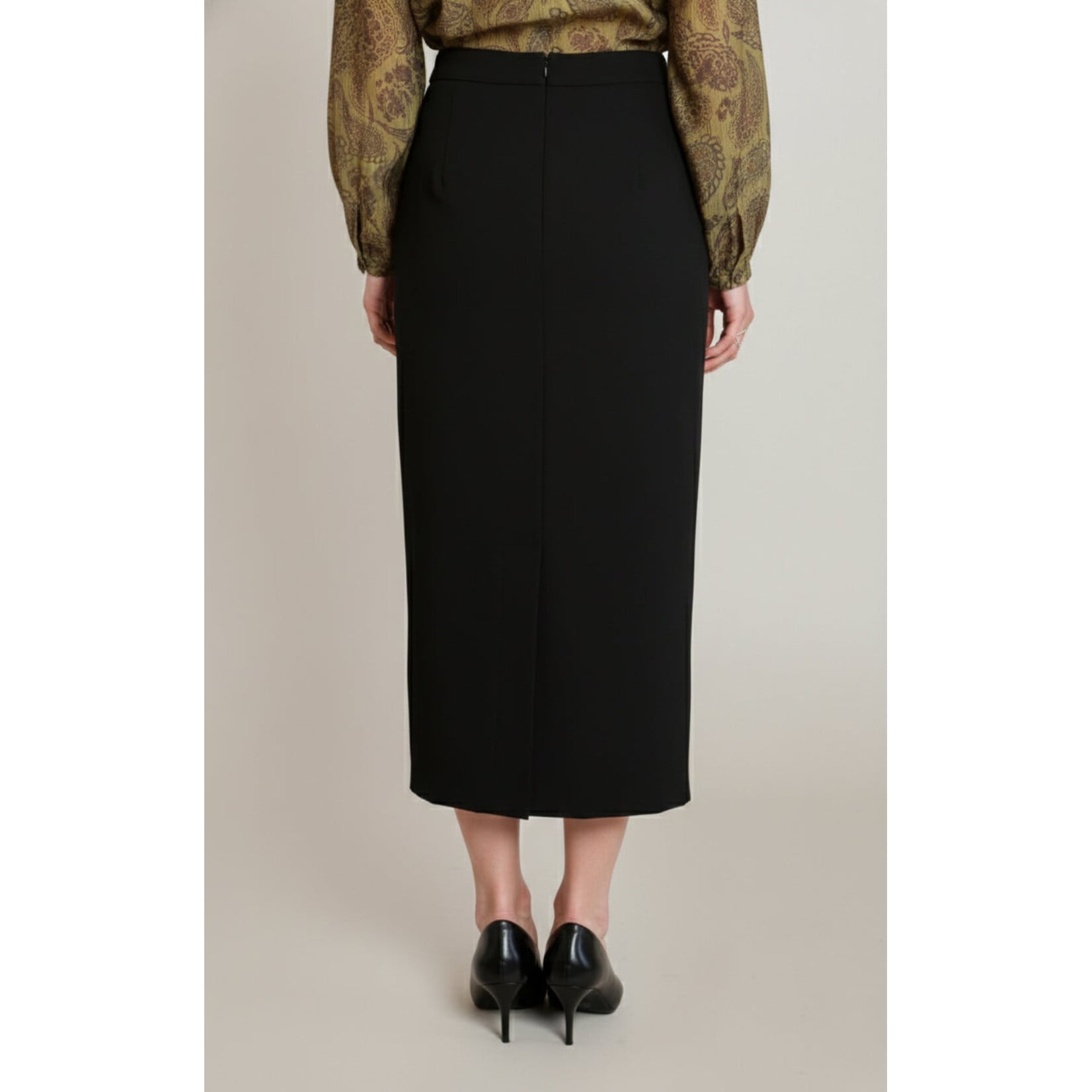 Black Tape 2822213 - Pencil Skirt with Slit