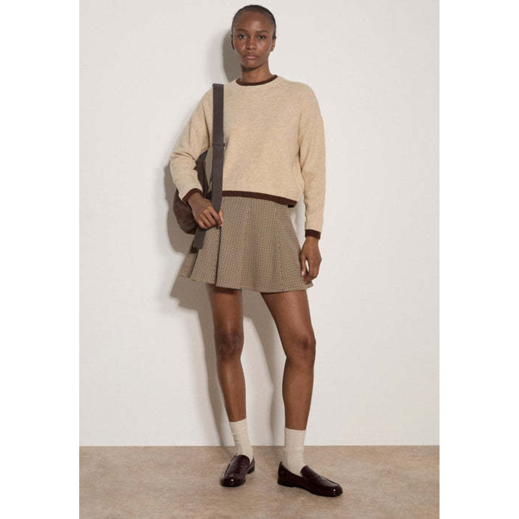 Apricot Clothing X252763 - Contrast Colour Layered Oversized Jumper