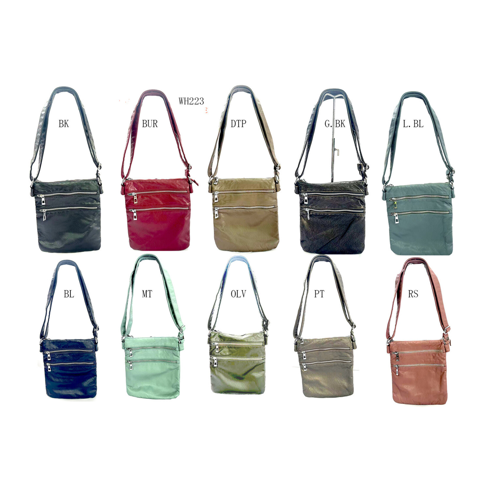 Alphada WH223 - Small Crossbody Bag with Adjustable Strap