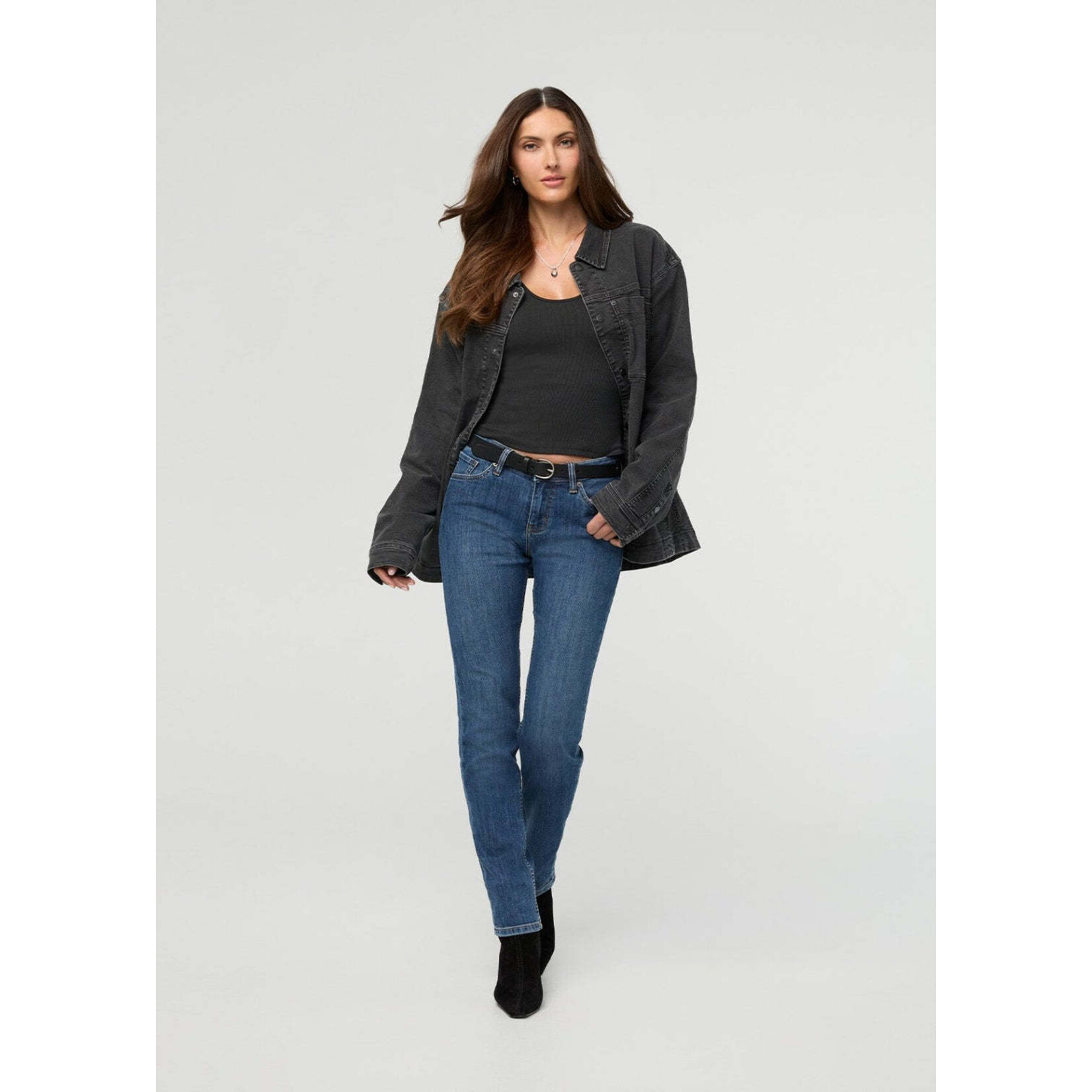 DUER Performance Denim Girlfriend Quill Jeans