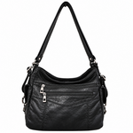 Alphada Backpack/Crossbody/Handbag with Side Pockets