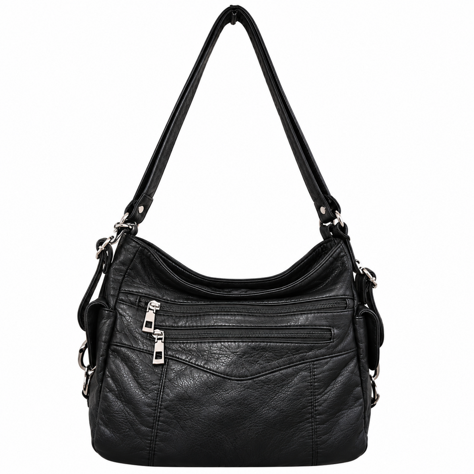 Alphada WH3101 - Backpack/Crossbody/Handbag with Side Pockets