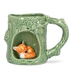 Tree Look Mug with Fox 12 oz