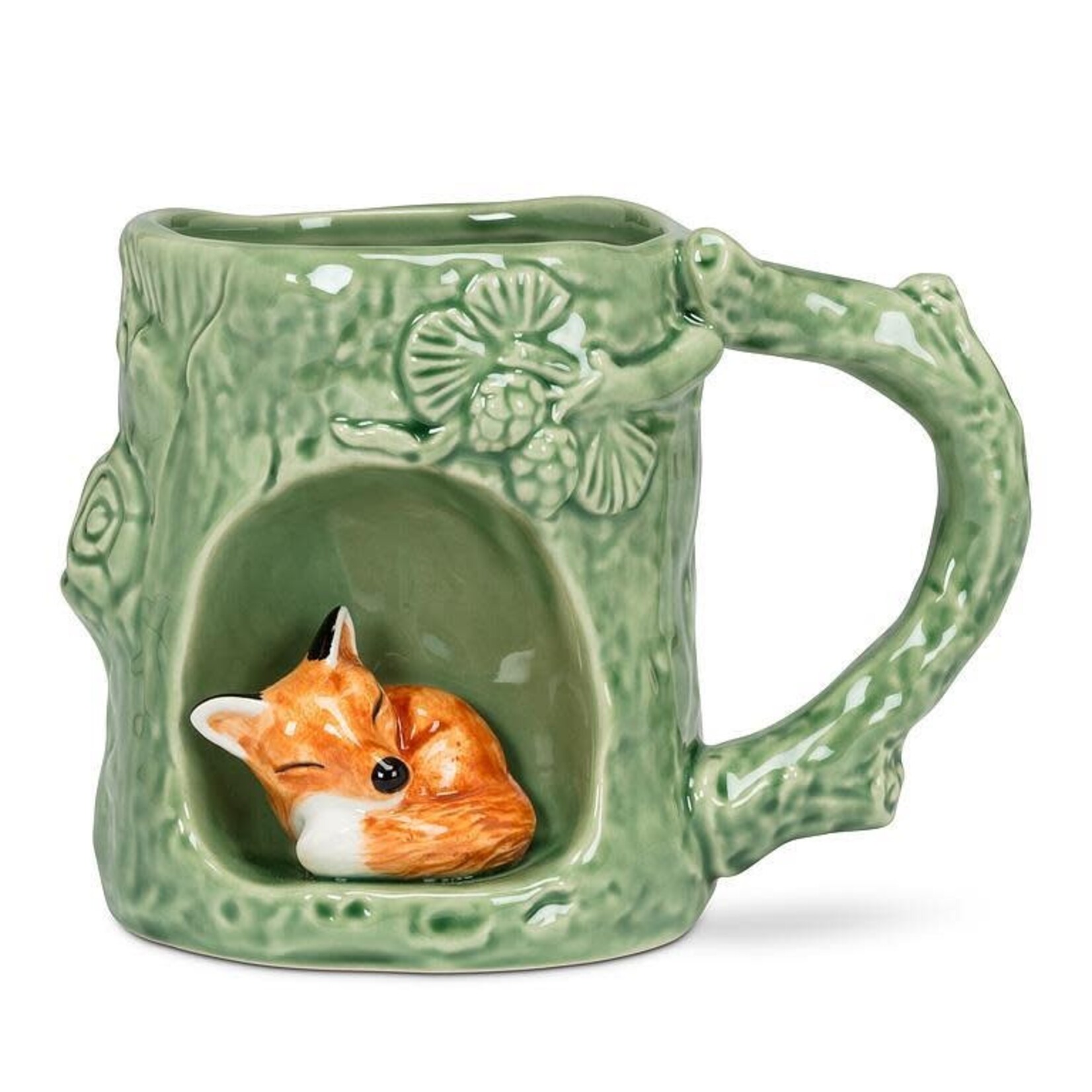 Tree Look Mug with Fox 12 oz