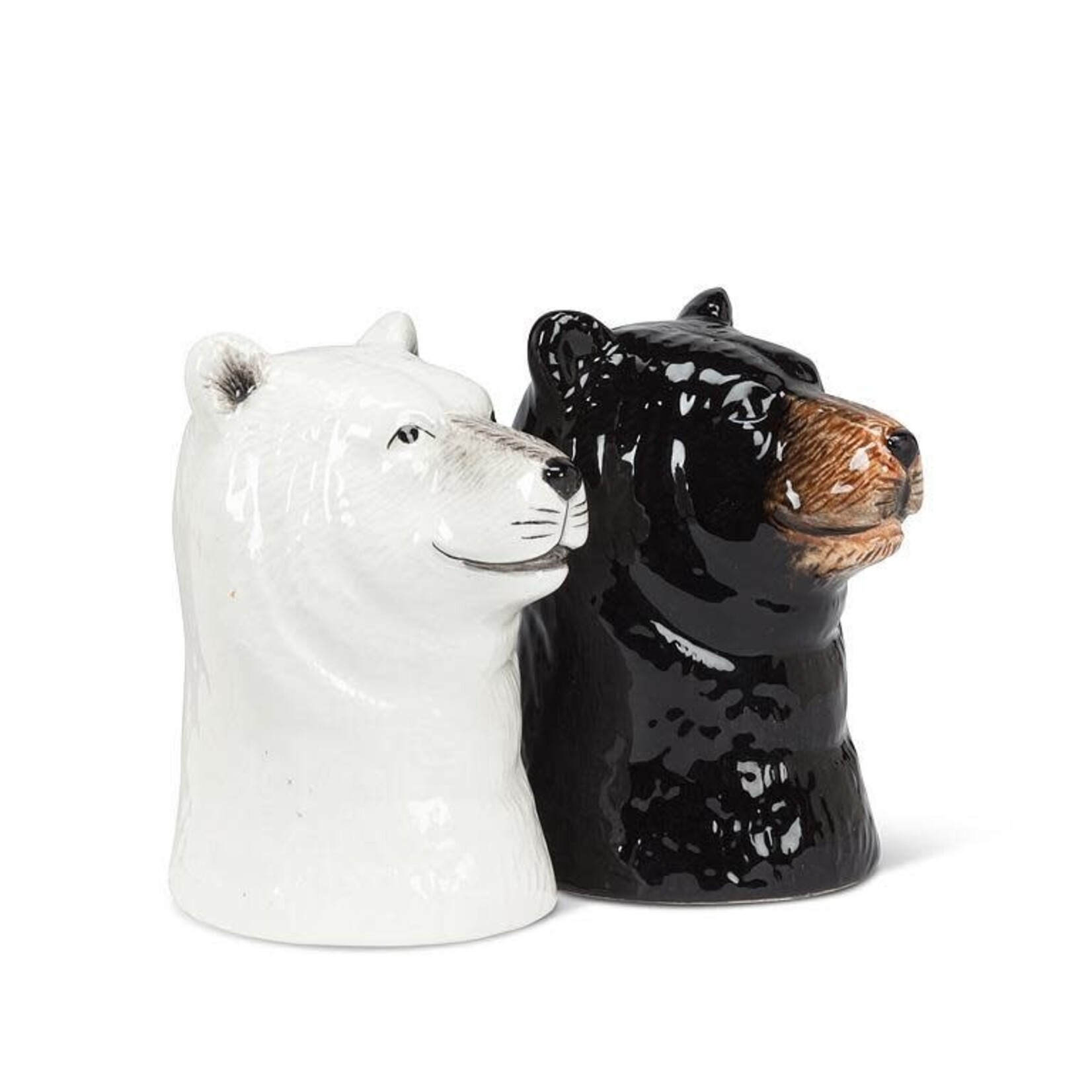 Black Bear & Polar Bear Salt & Pepper Shaker Set