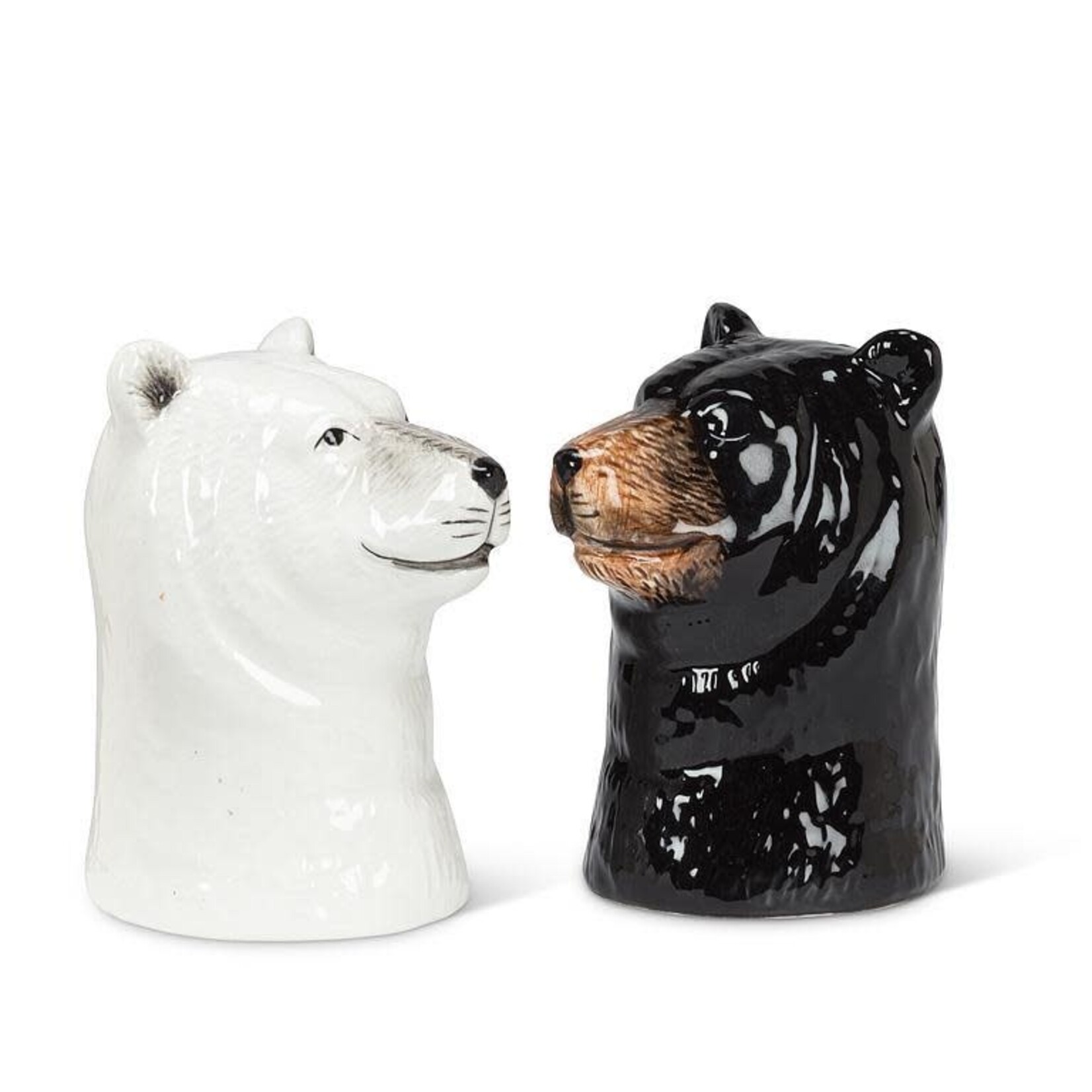 Black Bear & Polar Bear Salt & Pepper Shaker Set