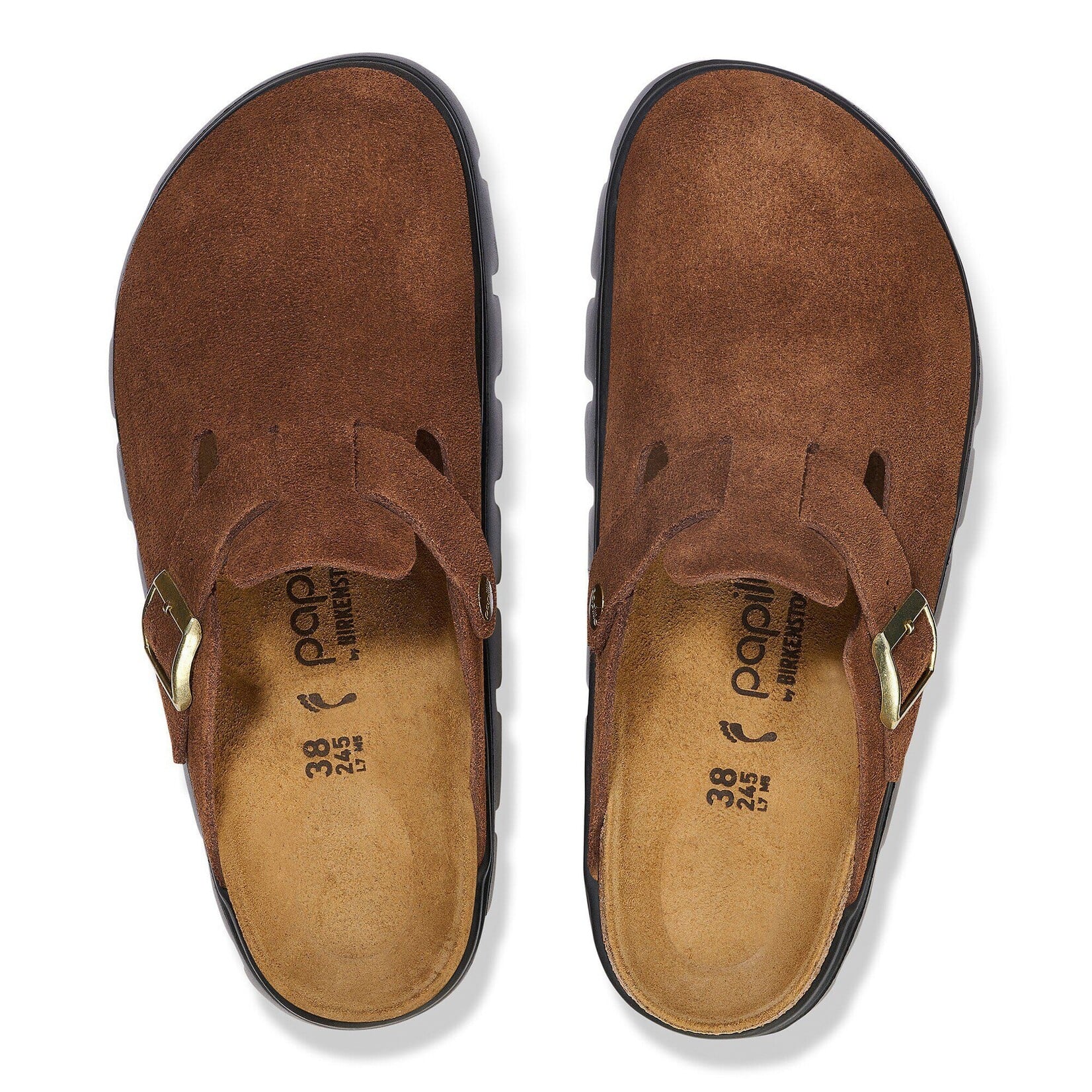 Birkenstock 1028402 - Boston Chunky Suede Leather Clog