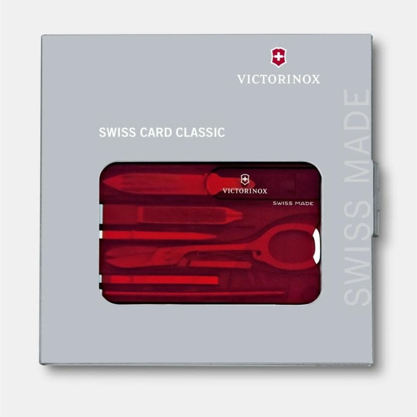 Victorinox Swiss Card Classic 10 Function Tool - Red