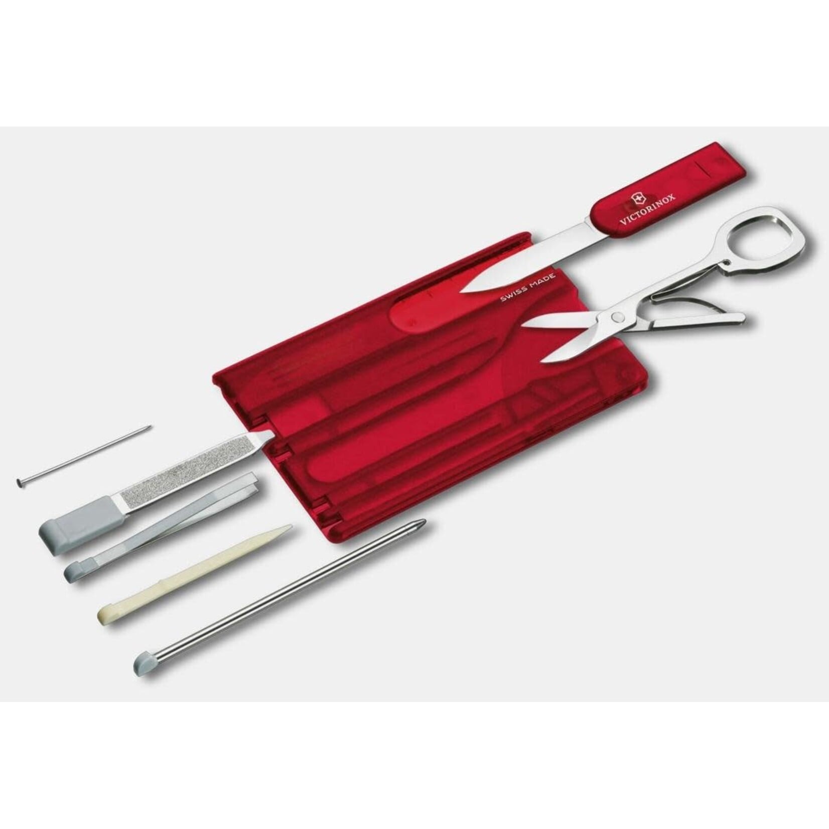 Victorinox Swiss Card Classic 10 Function Tool - Red