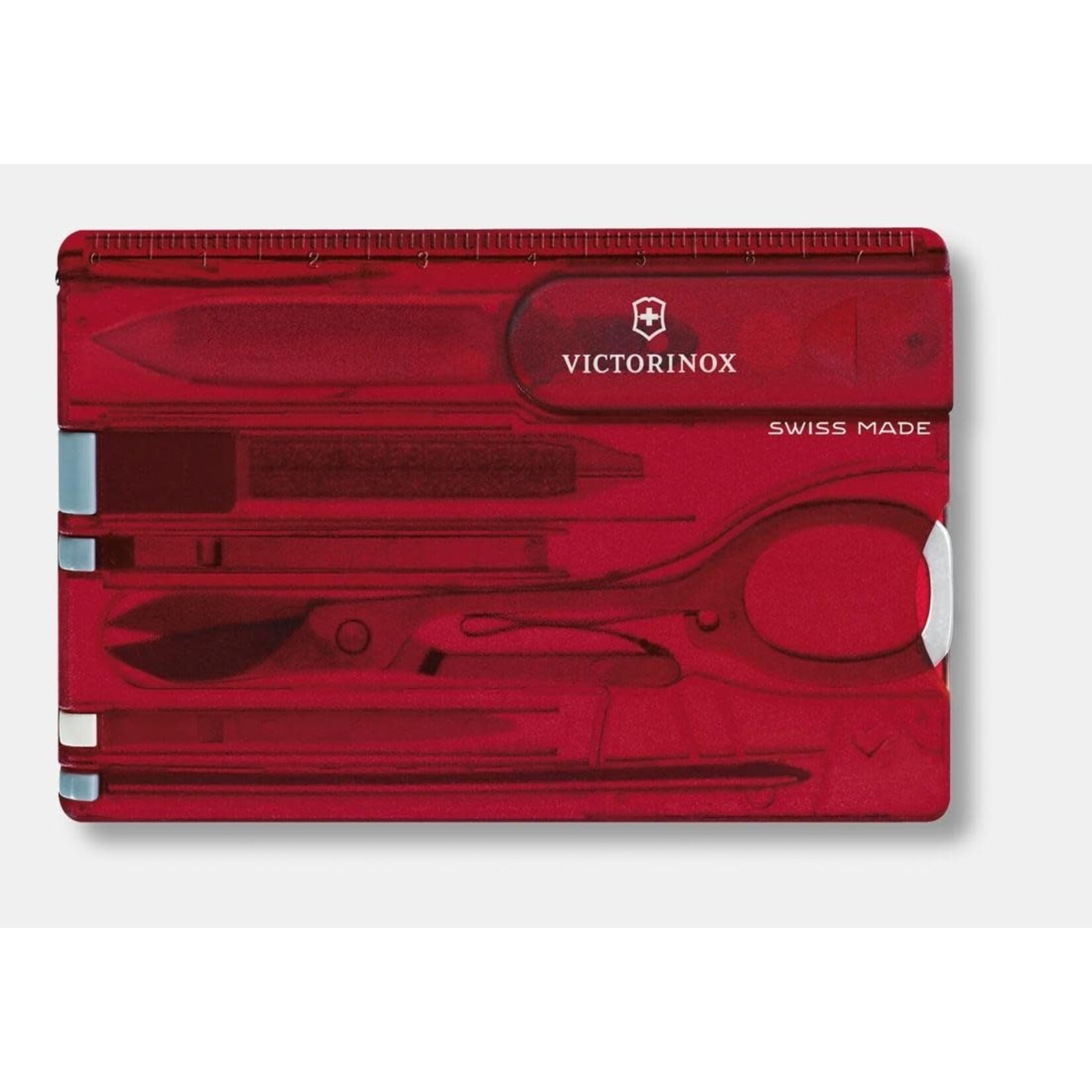 Victorinox Swiss Card Classic 10 Function Tool - Red