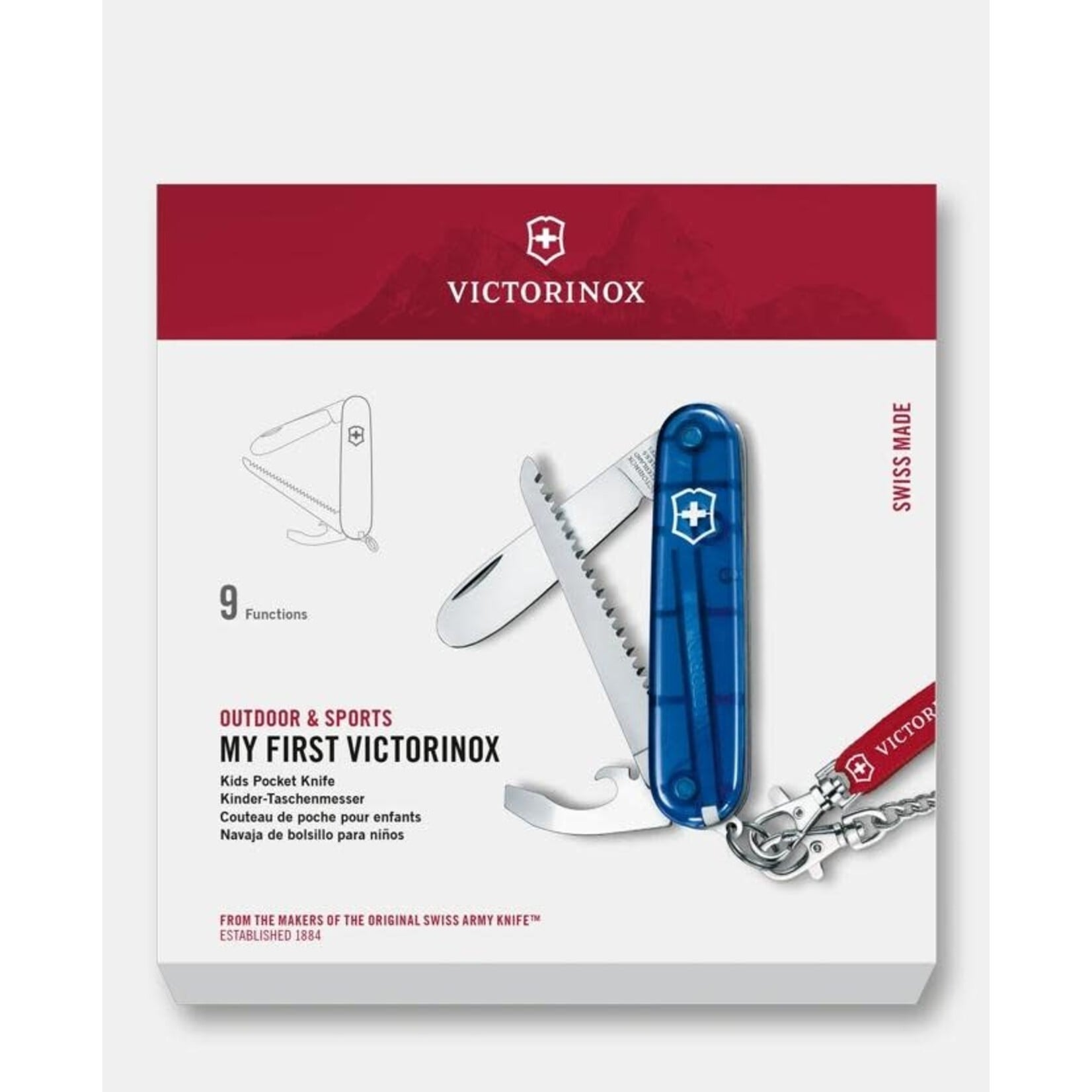 Victorinox My First Victorinox Plus Swiss Army Knife - Blue