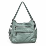 Alphada 3-in-1 Backpack/Purse/Crossbody Combo - Mint