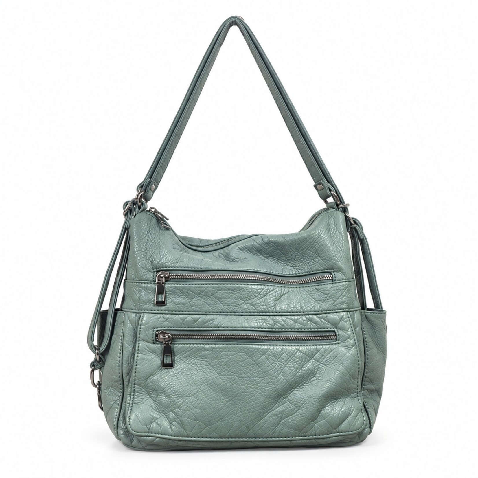 Alphada WH3109 - 3-in-1 Backpack/Purse/Crossbody Combo - Mint