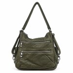 Alphada 3-in-1 Backpack/Purse/Crossbody Combo - Olive