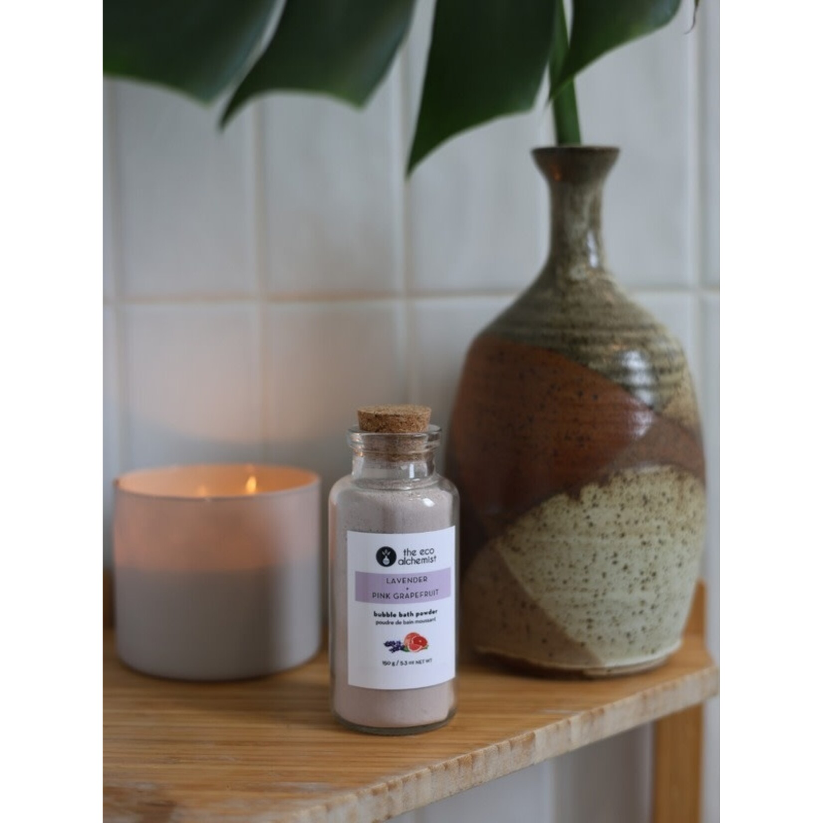 The Eco Alchemist Lavender + Pink Grapefruit Bubble Bath Powder