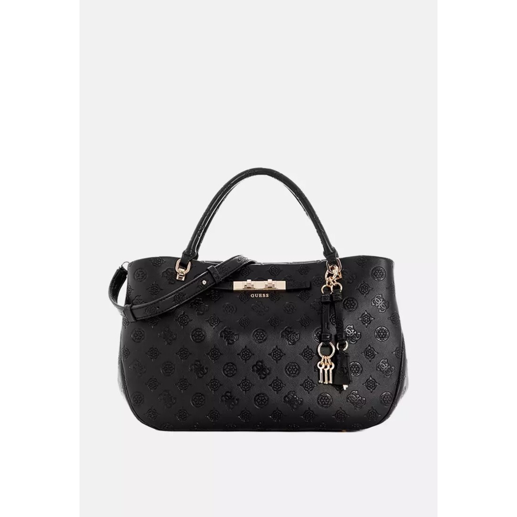 Guess Carmella Girlfriend Satchel - Black