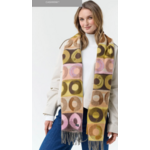 V.Fraas MFG.Inc Geometric Print Cashmink Scarf