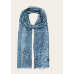 V.Fraas MFG.Inc Light Paisley Design Scarf - Denim Blue