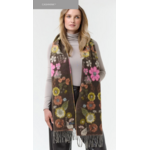 V.Fraas MFG.Inc Cashmink Floral Printed Scarf