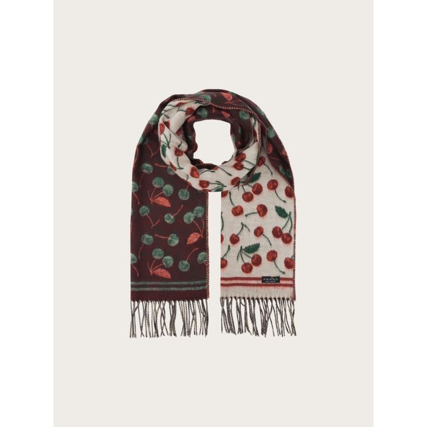 V.Fraas MFG.Inc Cherry Print Cashmink Scarf