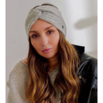 V.Fraas MFG.Inc Pastel Melange Knit Headband - Pale Grey