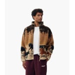 Kuwalla Tee Unisex Printer Sherpa Jacket - Wild Horses
